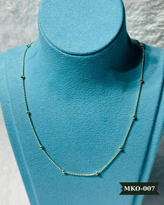 Xupıng Dorika Detaylı Çelik Kolye