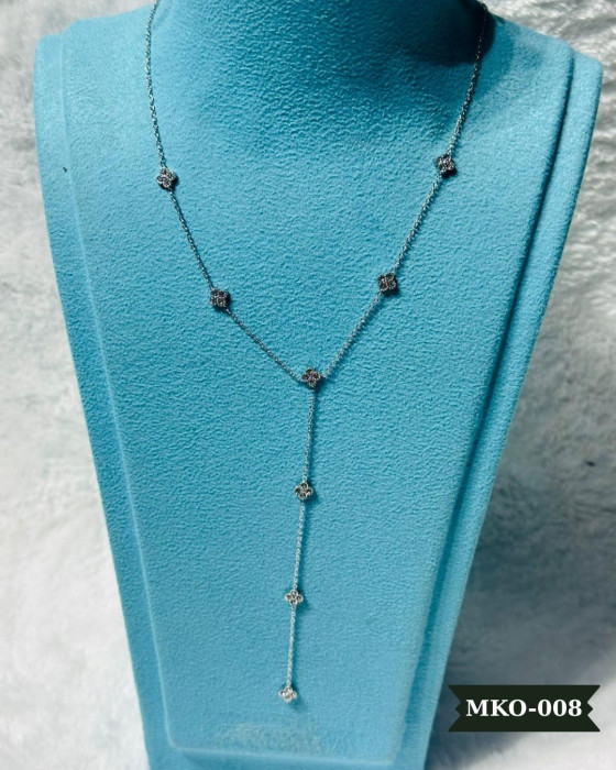 Kalpli Model Çelik Y Kolye