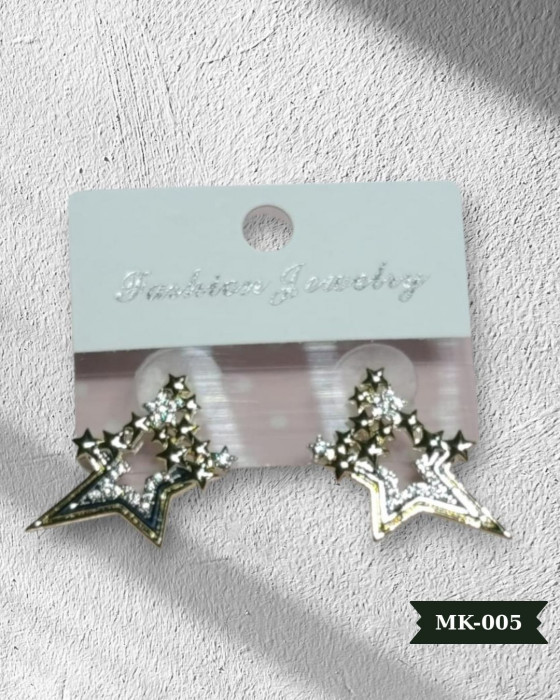 Yıldız Model Çelik Küpe